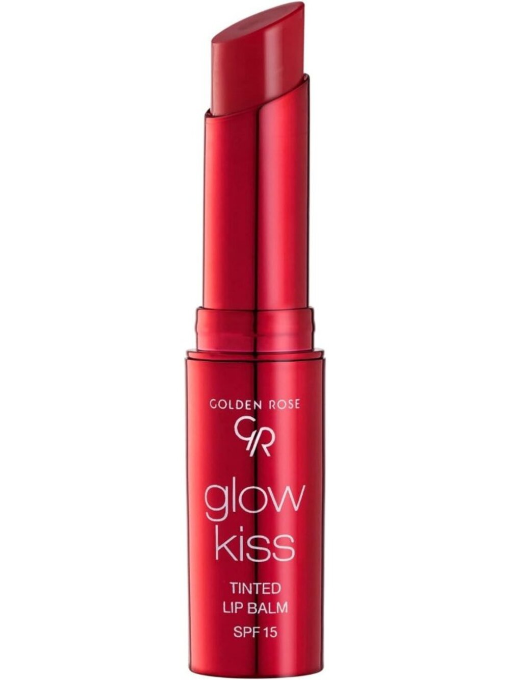 Vegan Tinted Lip Balm with SPF 15 - Glow Kiss in Strawberry, Hydrating